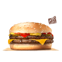 King Whopper Hamburger Cheeseburger Bacon Burger Big