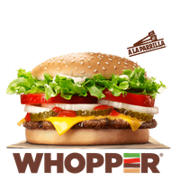 And King Whopper Sandwich Hamburger Fries Cheeseburger