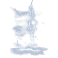 Blue Light Effect Lightning PNG Download Free