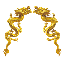 Golden Chinese Dragon HQ Image Free PNG