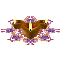 Decorative Candles Diwali Happy Diya PNG File HD