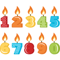 Birthday Candles Png File