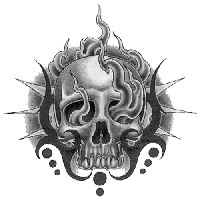 Skull Tattoo Free Png Image