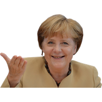 Shoulder Thumb Of Merkel Angela Iv Germany