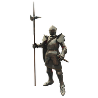 Middle Warrior Ages Spear Knight PNG Image High Quality