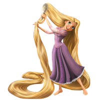 Character Fictional Storybooks Game Figurine Tangled Rapunzel