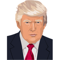 Hairstyle United Art Trump Us States Donald