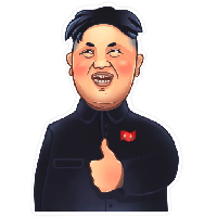 Korea North Kim Jongun Telegram Nose Facial