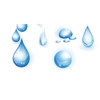 Blue Liquid Drop Scalable Water Vector Graphics