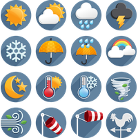 Forecasting Computer Icons Symbol Illustration Weather