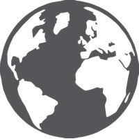 Map Silhouette Human Globe Behavior World