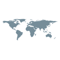 Blue World Globe Map Free HQ Image