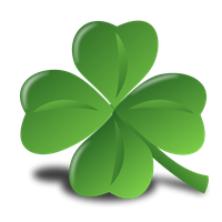 Clover Leaf Saint Petal Patricks Fourleaf Ireland