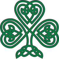 Plant Flower Celtic Shamrock Celts Knot
