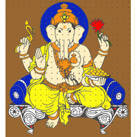 Art Ganesha Recreation Shiva Rangoli Free Download PNG HD
