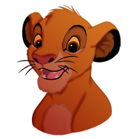 King Lion Simba Cartoon Mammal Free HD Image
