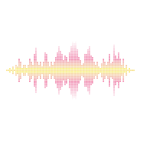 Sound Acoustic Pink Triangle Wave PNG Free Photo