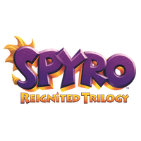 Purple Text Trilogy Reignited One Spyro Logo