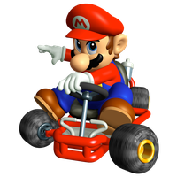 Toy Kart Mario Circuit Graphics Super