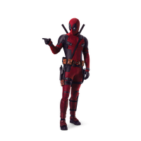 Deadpool Cable Character Fictional Figurine Standee