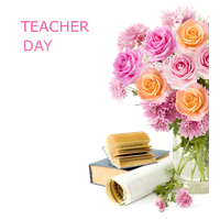Pink Product Flower Day Teachers Teacher