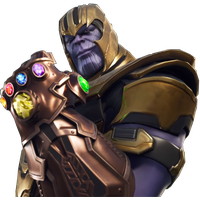 Character Fictional Royale Figurine Fortnite Battle Thanos