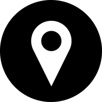 Daily Black Internet Logo White Dot