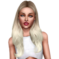 Sims Blond Color Hair Human World Miss