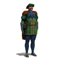 Sims And Medieval Figurine Design Costume Nobles