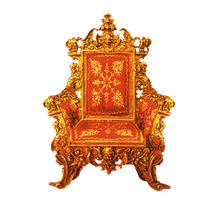 Throne Golden Chair Antique HD Image Free PNG