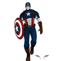 America Superhero Outerwear Thor Silhouette Captain