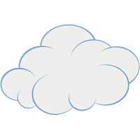 Blue Animation Cartoon Cloud Area PNG Image High Quality