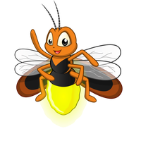 Firefly Butterfly Royaltyfree Bee Honey Cartoon