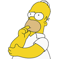 Homer Bart Yellow Beak Drawing Simpson