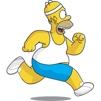 Homer Water Bart Simpsons Duck Tapped Bird