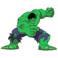 Captain Superhero Hulk Iron Art America Man