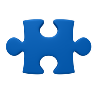 Blue Puzzle Jigsaw Photography Symbol Stock