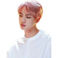Jin Wig Forehead Blond Bts Free Clipart HQ