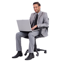 Business Laptop Executive Relations Person Desk Public