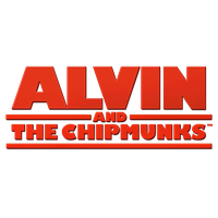 Alvin Text Chipmunks Red In Logo