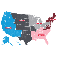 Map United Us States State 2020 Election