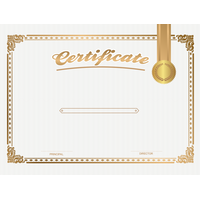 Picture Product Certificate Frame Academic Royalty Template