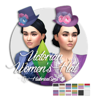 Sims Pink Purple Hat Free Clipart HQ