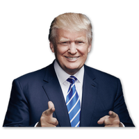 United Trump Necktie Motivational Us States Donald