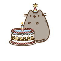 Food Pusheen Birthday Cake Cat HQ Image Free PNG