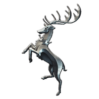 Heraldry House Deer Sigil Reindeer Baratheon