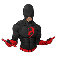 Shoulder Superhero Netflix Daredevil Book Comic