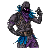 Purple Character Fictional Royale Fortnite Battle Drawing