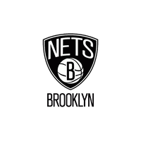 Toronto Center Nets Brooklyn Barclays Text Logo