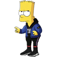 Bart Character Fictional Hypebeast Gucci Yellow Simpson